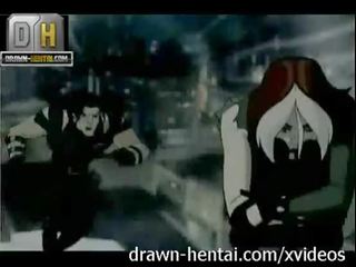 X-Men x rated video - Wolverine against Rogue. many times