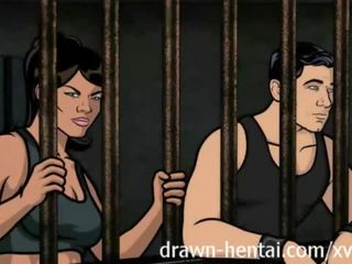 Archer hentai - vankilaan xxx elokuva kanssa lana